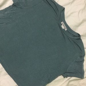 Solid Baby Blue F21 Workout Crop Top